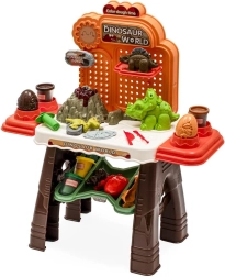 Kinder creatieve dinotafel BABY MIX met boetseerklei