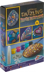 Grafix stenen schilderen Metallic Dazzling – creatieve set