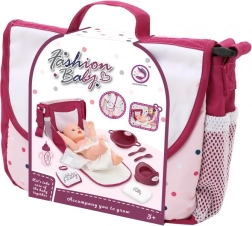 Verzorgingsset voor pop met draagtas en flesje