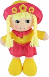 Stoffen popje Bloemetje 35 cm