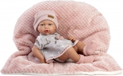 Guca realistische pasgeboren babypop meisje 38 cm met volledig vinyl lichaam