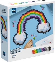 Plus-Plus leg volgens nummers – regenboog, 500 stuks