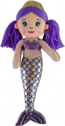 Pluche zeemeermin paars 30 cm