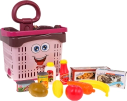 Kinderwinkelwagentje met accessoires rood