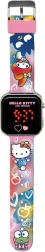 LED-horloge met kalender Hello Kitty
