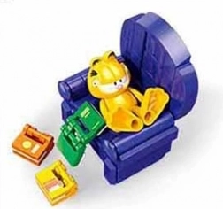 Sluban Garfield in de fauteuil bouwset