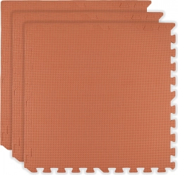 HUMBI schuimmat 180 × 60, grote waterdichte puzzel, veilig, 3 stuks, oranje