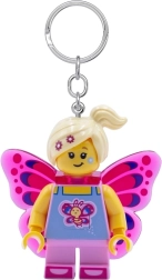 LEGO Iconic lichtgevende sleutelhanger – Vlindermeisje