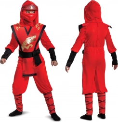 Kinderkostuum LEGO NINJAGO Kai 7–8 jaar (127–136 cm)