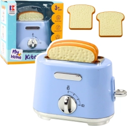 Kinderkeukentoaster met uitpoppen toast – blauw