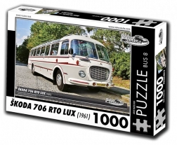 Puzzel Retro-auto’s Škoda 706 RTO LUX – bus 1961, 1000 stukjes