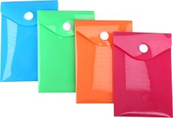 Map met drukknoop 11,5 × 8 cm