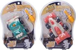 Schroefbaar voertuig 15 cm met schroevendraaier