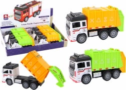 Vuilniswagen met aanhanger