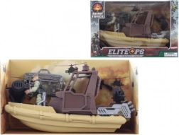 Oorlogsschip met soldaat en accessoires