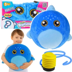 Pluchen springbal haai 50 cm met pomp