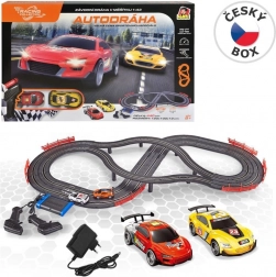 racebaan Racing Collection met 2 auto’s en controllers, baanlengte 440 cm
