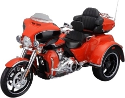 Metalen modelmotor HARLEY-DAVIDSON 2021 CVO Tri Glide 1:12, oranje