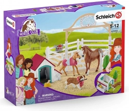 Schleich Horse Club logeerpaarden met teefje Ruby