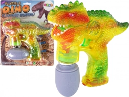 Bellenblaaspistool voor kinderen dinosaurus met eivormige oplossing