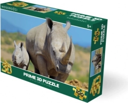 3D-puzzel neushoorns 100 stukjes