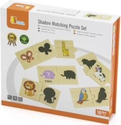 Houten Puzzel Dierenschaduwen VIGA