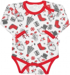 babyromper met lange mouwen New Baby Christmas