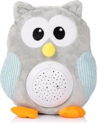 Chipolino pluchen uil met projector en muziek