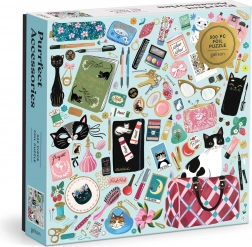 Vierkante puzzel Kataccessoires 500 stukjes