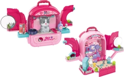 Dierenkliniek in een rugzak voor katten