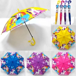 Paraplu met eenhoornmotief