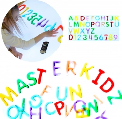 Masterkidz set letters en cijfers Montessori voor lichttafels (36 stuks)