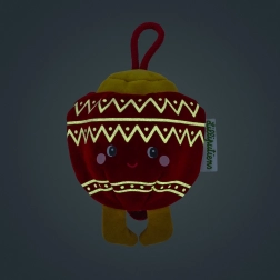 Kerst pluchen decoratie – roze elfje Bibbi