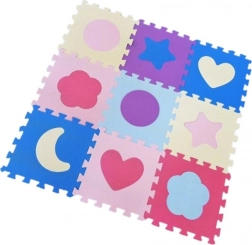 Foam puzzel Vormen pastel