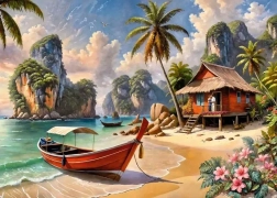 Thais paradijs Puzzel 1000 stukjes