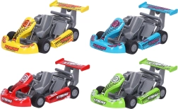 Metalen terugtrek-kart 13 cm - 1 stuk