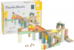 Houten knikkerbaan met cimbalen Classic World