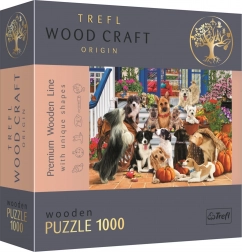 Houten puzzel TREFL Wood Craft Origin Hondenvriendschap 1000 stukjes