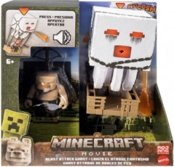 Minecraft Aanvallende Ghast met projectielen – interactieve figuur