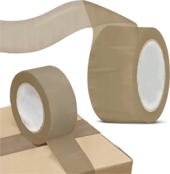 Bruine verpakkingsband 48 mm x 100 m – sterk en duurzaam