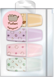 Pusheen markeerstiften – set schattige pastelmarkeerstiften