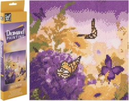 Diamantschilderen vlinderweide 30 × 30 cm