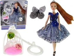 Pop EMILY met schommel en bloemen