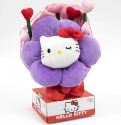 Hello Kitty pluche knuffel met boeket 30 cm