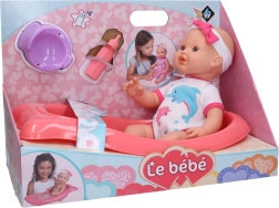 Plaspop met badje 41 cm