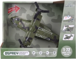 Militair speelgoedvliegtuig op batterijen met licht en geluid