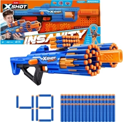 Zuru X-Shot Insanity Berzerko blaster met drumclip + 48 foam pijltjes