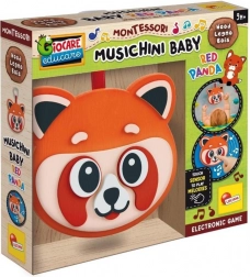 Houten Montessori-speeltje - muzikale panda