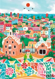 Puzzle Premium Plus The Art of Colour: Barcelona, Spanje 1000 stukjes