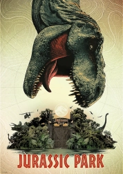 Puzzle TREFL Premium Plus JURASSIC PARK – filmposter, 1000 stukjes